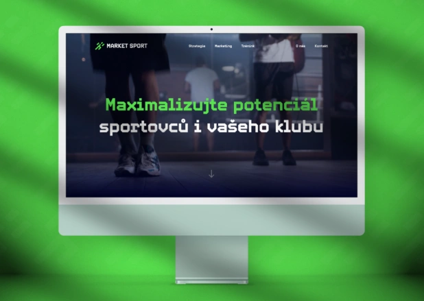 Ukázka webu Market Sport od Lesensky.cz