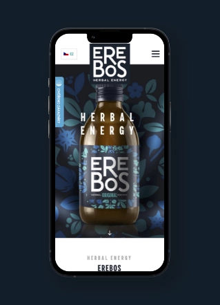 Ukázka responzivního designu na stránkách EREBOS