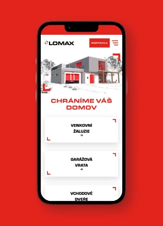 UX design pre mobil LOMAX případová študia