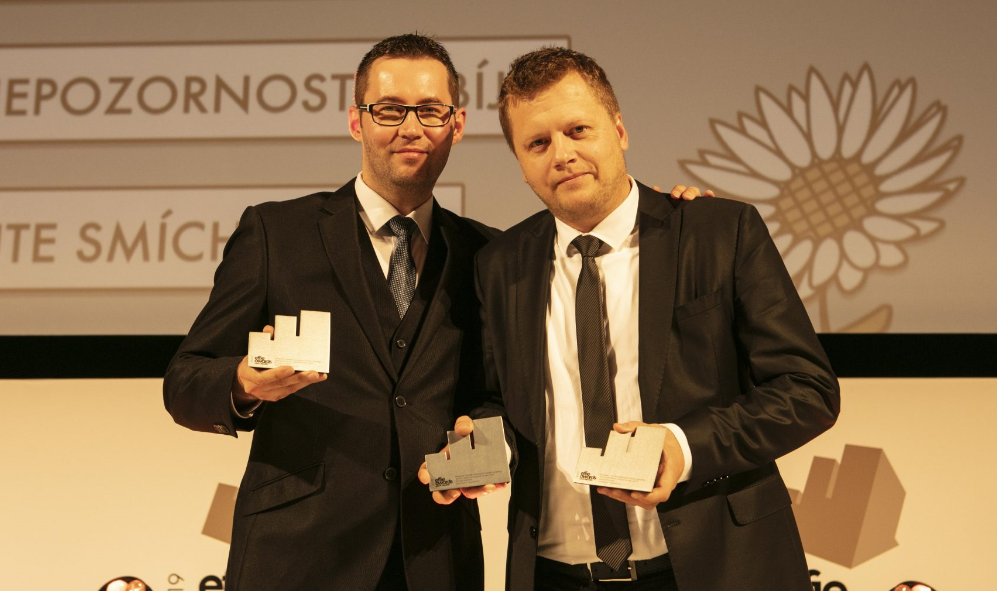 Petr Lesensky a Roman Kucera na cenach EFFIE