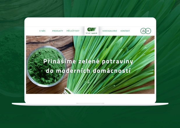 Ukázka webu GW od Lesensky.cz