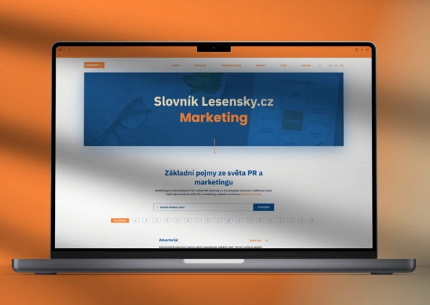 Marketingový slovník od LESENSKY.CZ | Shortlist WEBTOP100 2023