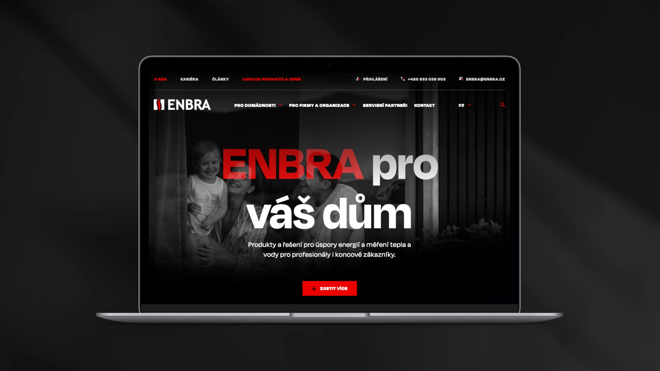 Ukázka homepage