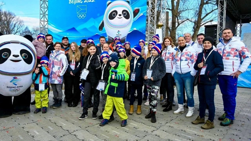 Skupinové foto Olympijský festival s Lesensky.cz