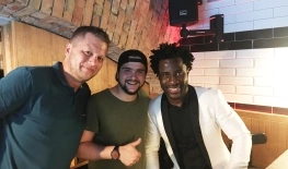 Petr Lesenský, Ivan Kebeleš a Bony Wilfried