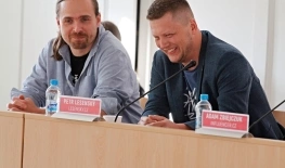 Petr Lesenský a JanTomandl na diskuzi PR Gangu.
