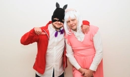 Vánoční večírek v komiksovém stylu