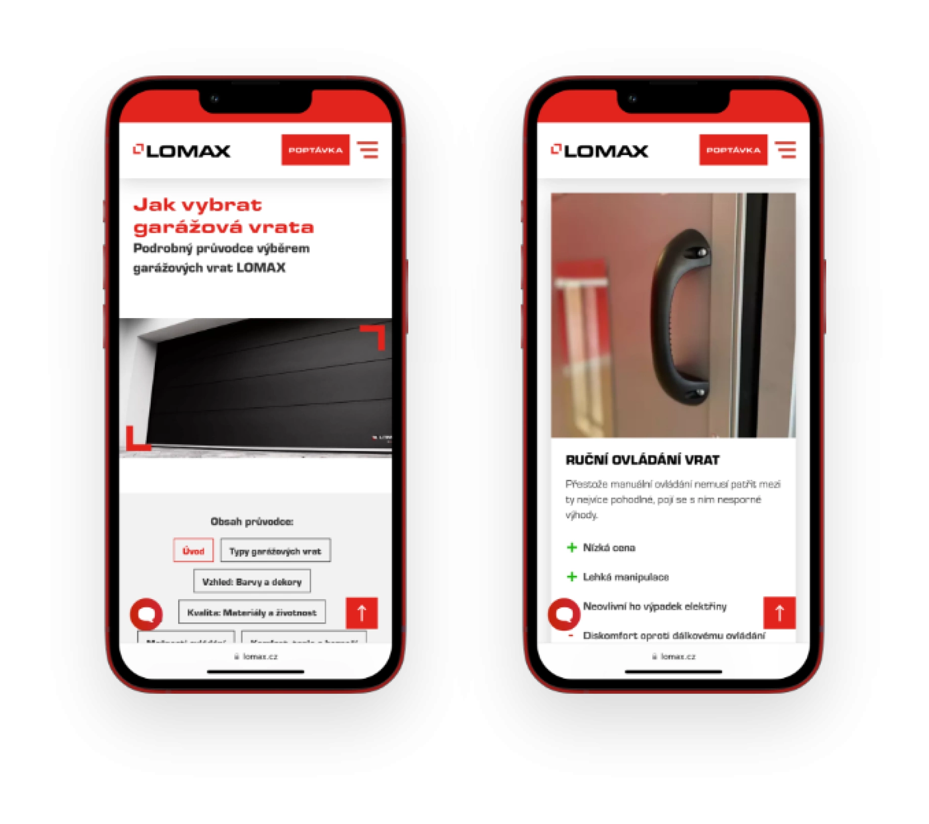 SEO stratégie ukázka webových stránok lomax