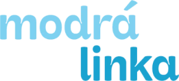 modrá linka logo