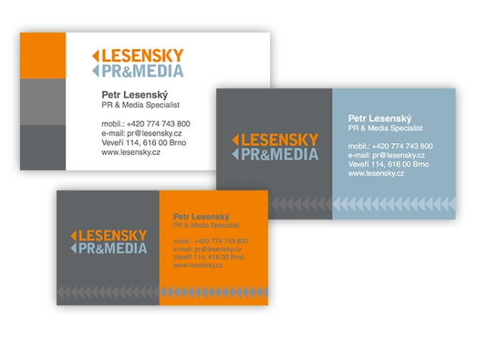 Visit cards Lesensky.cz