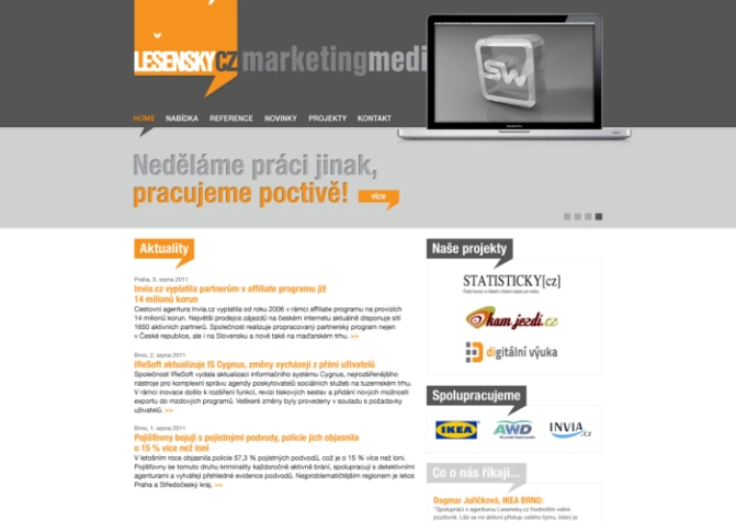 Websites Lesensky.cz 2011